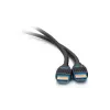 C2G 0.9m Performance Series Ultra Flexible High Speed HDMI kabel 4K 60Hz In-Wall