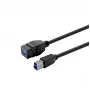 Kabel przedłużający VivoLink USB 3.0 Typ-A PROKEYUSB3AFBM5B, czarny, 5 m