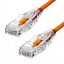 Kabel Ethernet ProXtend Ultra cienki CAT6 RJ-45 4M Pomarańczowy