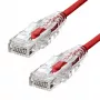 Kabel Ethernet ProXtend Ultra cienki CAT6 RJ-45 4M Czerwony