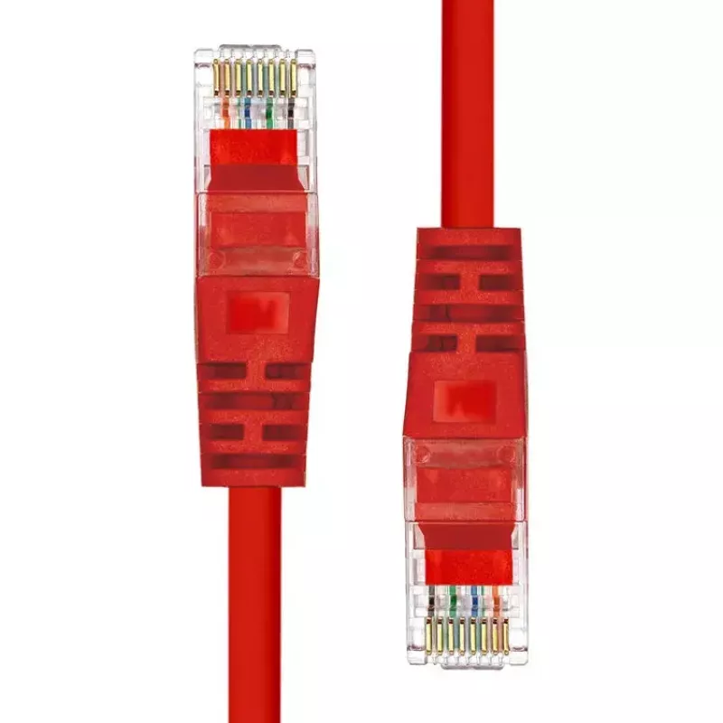 Kabel sieciowy ProXtend CAT5e U/UTP CCA PVC Czerwony 0.25m