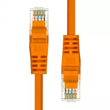 Kabel sieciowy ProXtend CAT5e U/UTP CCA PVC pomarańczowy 0,5m
