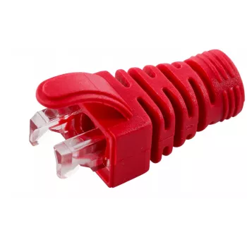 MikroConnect CONB65R odciążka do kabli Cat5e/Cat6/Cat6A do 6,5 mm, czerwona