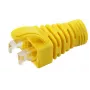 Osłona odciążająca MicroConnect CONB65Y do przewodów Cat5e/Cat6/Cat6A do 6,5 mm, żółta