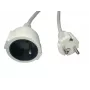 Przedłużacz zasilający MicroConnect MC-PE0200FRW 2 m 16 A, uziemiony, złącze IEC