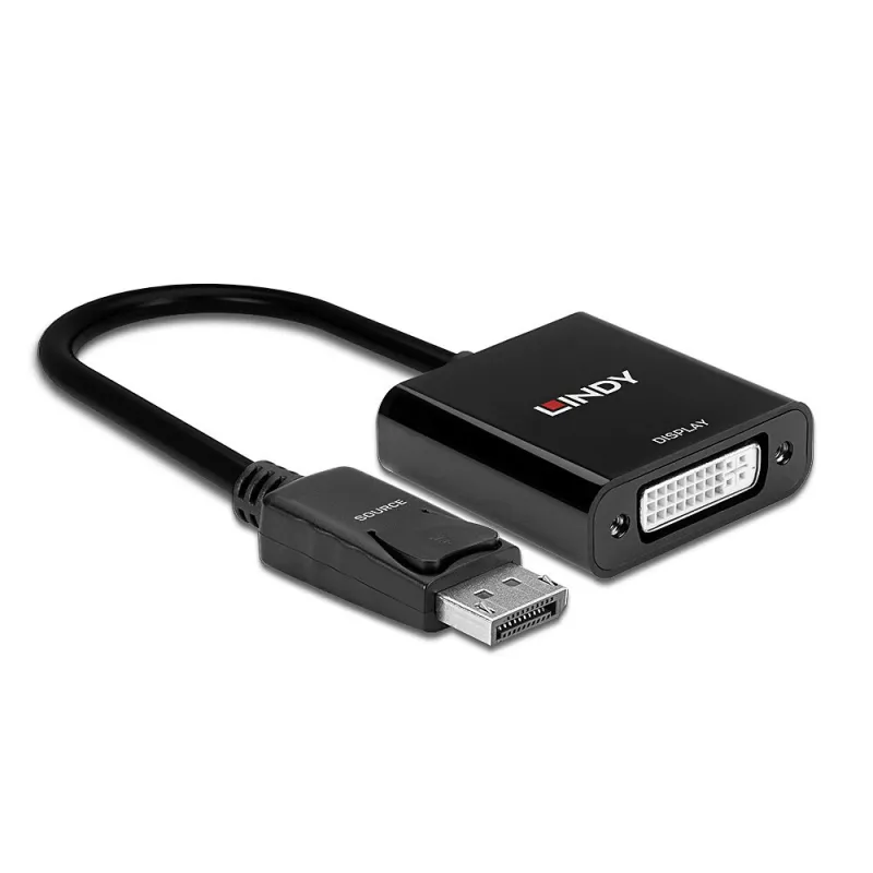 Aktywny konwerter wideo Lindy DisplayPort 1.2 na DVI 41734