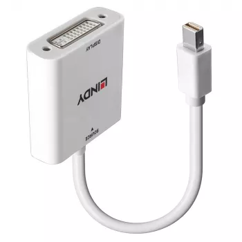 Konwerter Lindy Mini DisplayPort na DVI 0,18 m Mini DisplayPort DVI-I