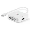 Lindy Mini DisplayPort 1.2 na HDMI 1.4, DVI i VGA - konwerter