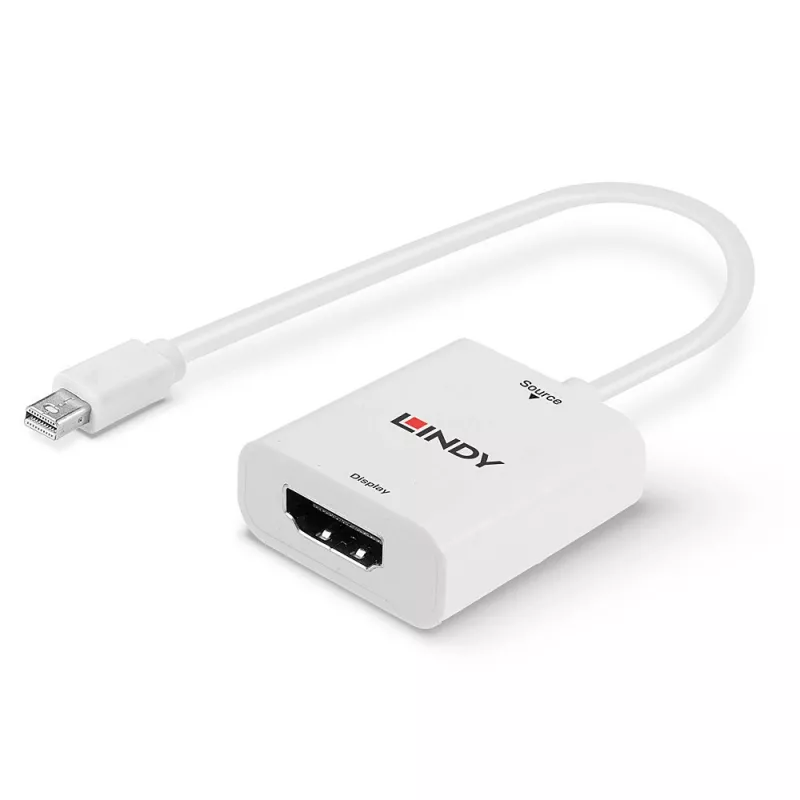 Lindy Mini DisplayPort 1.2 na HDMI 2.0 18G aktywny konwerter
