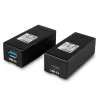 Nadajnik i odbiornik AV Lindy 200m Światłowodowy przedłużacz USB 3.0