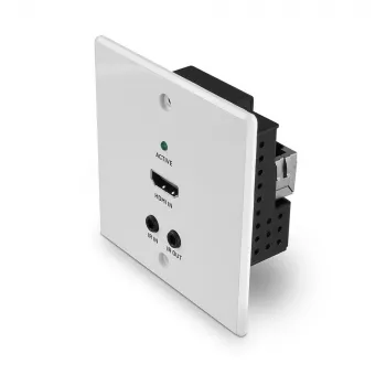 Przedłużacz Lindy 70m Cat.6 HDMI 4K60, IR i RS-232 HDBaseT, nadajnik ścienny UK
