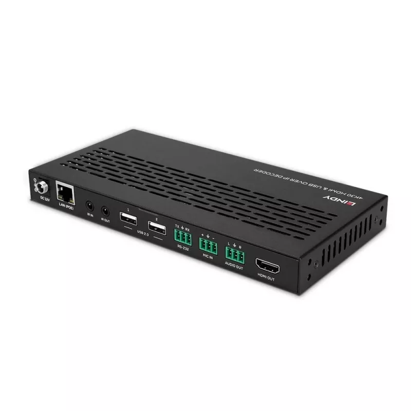 AV receiver Lindy 4K30 HDMI and USB over IP System - Dekoder