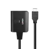 Lindy 2-portowy kabel rozdzielacza HDMI 4K60 czarny 3840x2160