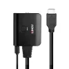 Lindy 2-portowy kabel rozdzielacza HDMI 4K60 czarny 3840x2160