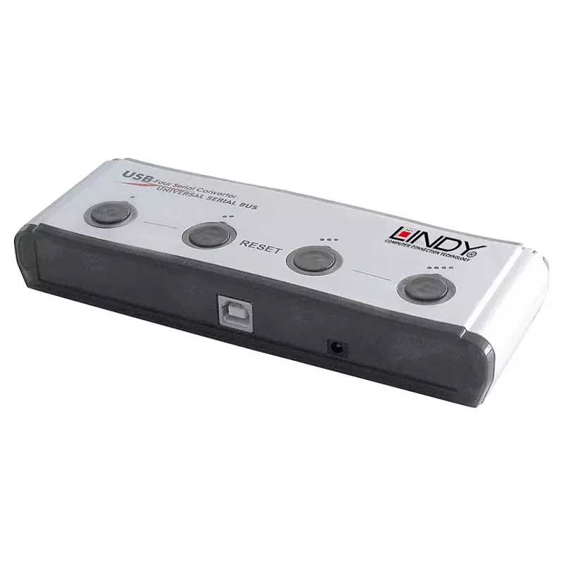Konwerter USB na 4 porty szeregowe Lindy 42858