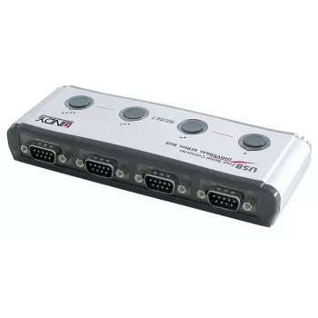 Konwerter USB na 4 porty szeregowe Lindy 42858