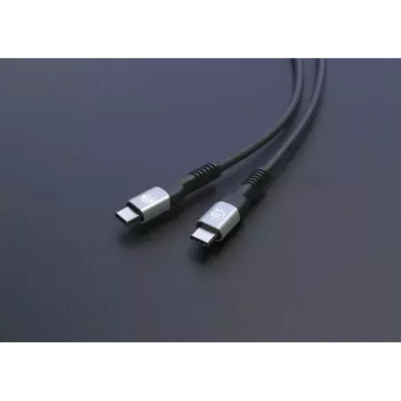Manhattan USB-C do USB-C Kabel 240W 2m Męski do Męski Czarny 480 Mbps