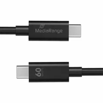 Kabel USB MediaRange MRCS213 1,2 m USB 3.2 Gen 1 USB C Czarny