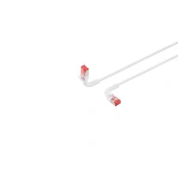 Kabel sieciowy Lanview LV-6AFTP-FLEX-ANG-015W RJ45 Cat6A 15m Biały
