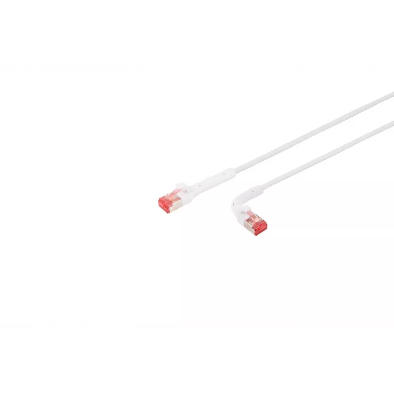 Kabel sieciowy Lanview LV-6AFTP-FLEX-ANG-03W RJ45 Cat6A 3m biały