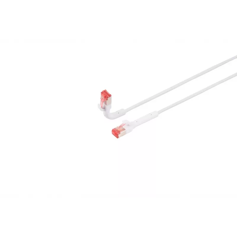 Kabel sieciowy Lanview LV-6AFTP-FLEX-ANG-03W RJ45 Cat6A 3m biały