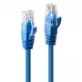 Kabel sieciowy Lindy 0,5m kat.6 U/UTP, niebieski