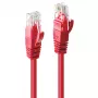 Lindy 0.3m Cat.6 U/UTP Kabel sieciowy, czerwony