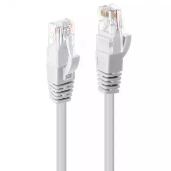 Kabel sieciowy Lindy 30m kat.6 U/UTP, biały