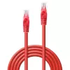 Lindy 48182 kabel sieciowy czerwony 1 m Cat6 U/UTP (UTP)