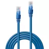 Kabel sieciowy Lindy 0,3m CAT6 U/UTP, niebieski