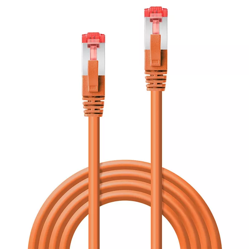 Kabel Lindy Cat.6 S/FTP 3 m, pomarańczowy