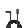 Lindy 0.5m USB 3.2 prosty kabel USB-C na kątowy USB-C, 10Gbps