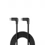Kabel Lindy 1 m USB 3.2 USB-C kątowy do USB-C kątowy, 10 Gb/s