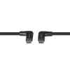 Kabel Lindy 1 m USB 3.2 USB-C kątowy do USB-C kątowy, 10 Gb/s