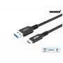 Microconnect USB3.2AC025 kabel USB USB 3.2 Gen 2 (3.1 Gen 2) 0,25 m USB C USB A Czarny