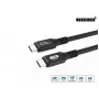 Microconnect MC-USBCC6 kabel USB USB 3.2 Gen 2x2 6 m USB C Czarny