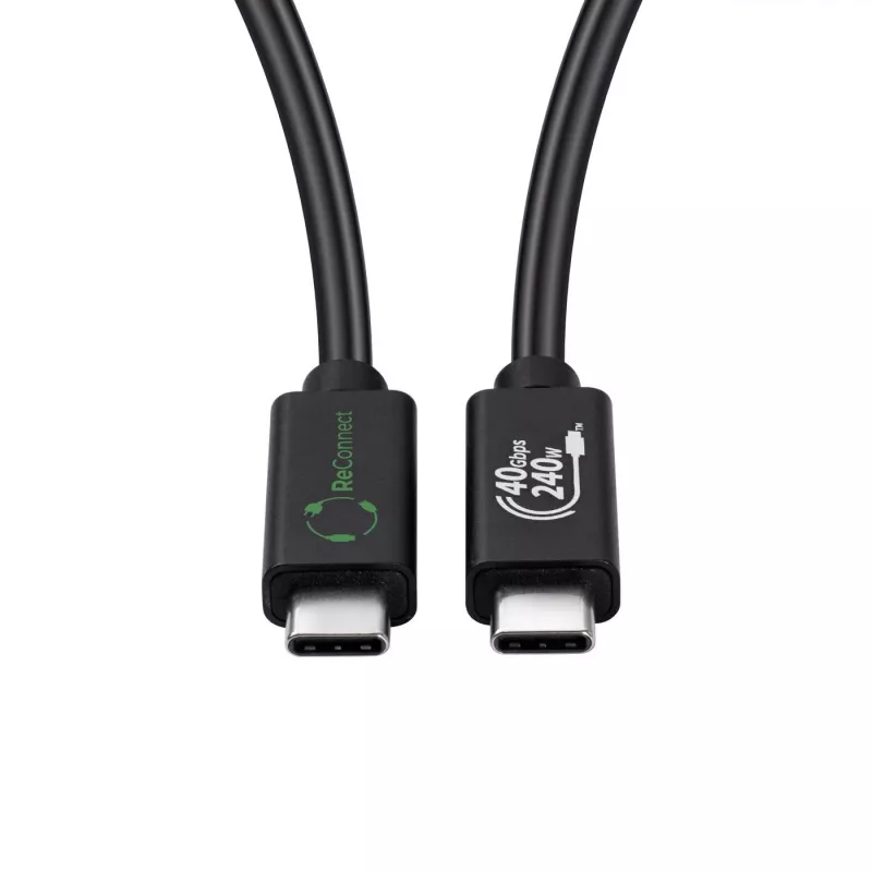 Kabel USB4 MicroConnect ReConnect ECO-USB4CC05 40 Gbps 100 W, USB-C do USB-C