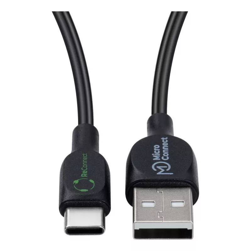 Microconnect ECO-USB3.1CCHAR05B kabel USB USB 2.0 0,5 m USB A USB C Czarny