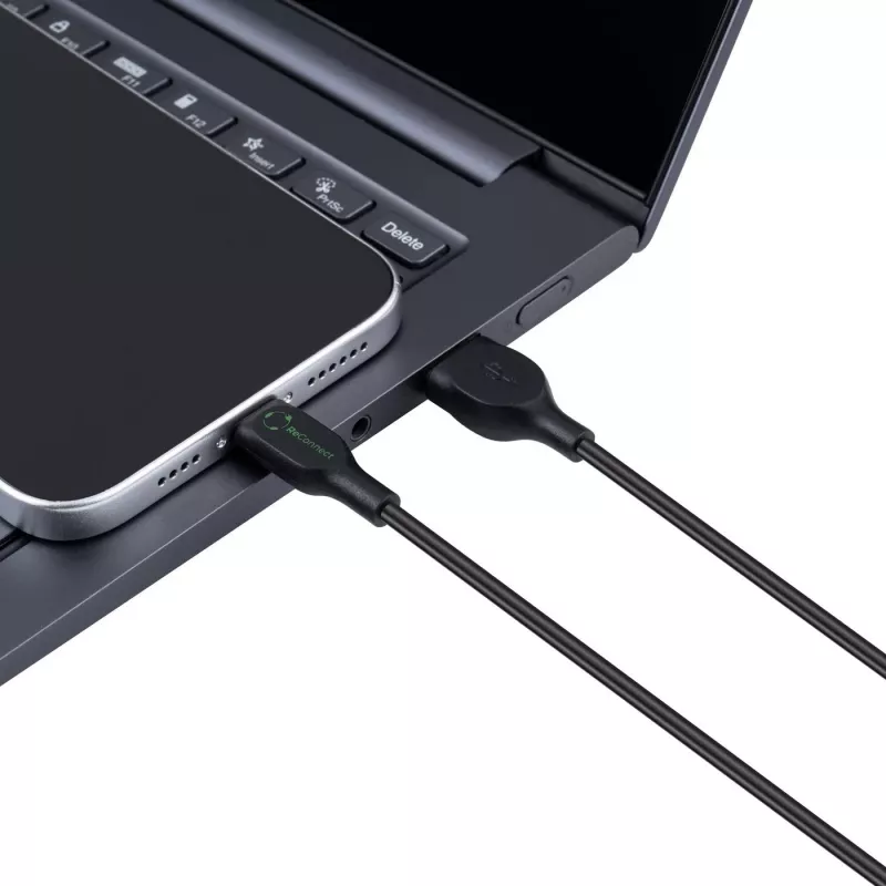 Microconnect ECO-USB3.1CCHAR05B kabel USB USB 2.0 0,5 m USB A USB C Czarny