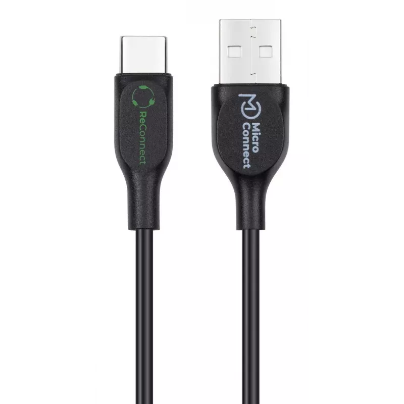Microconnect ECO-USB3.1CCHAR2B kabel USB USB 2.0 2 m USB A USB C Czarny