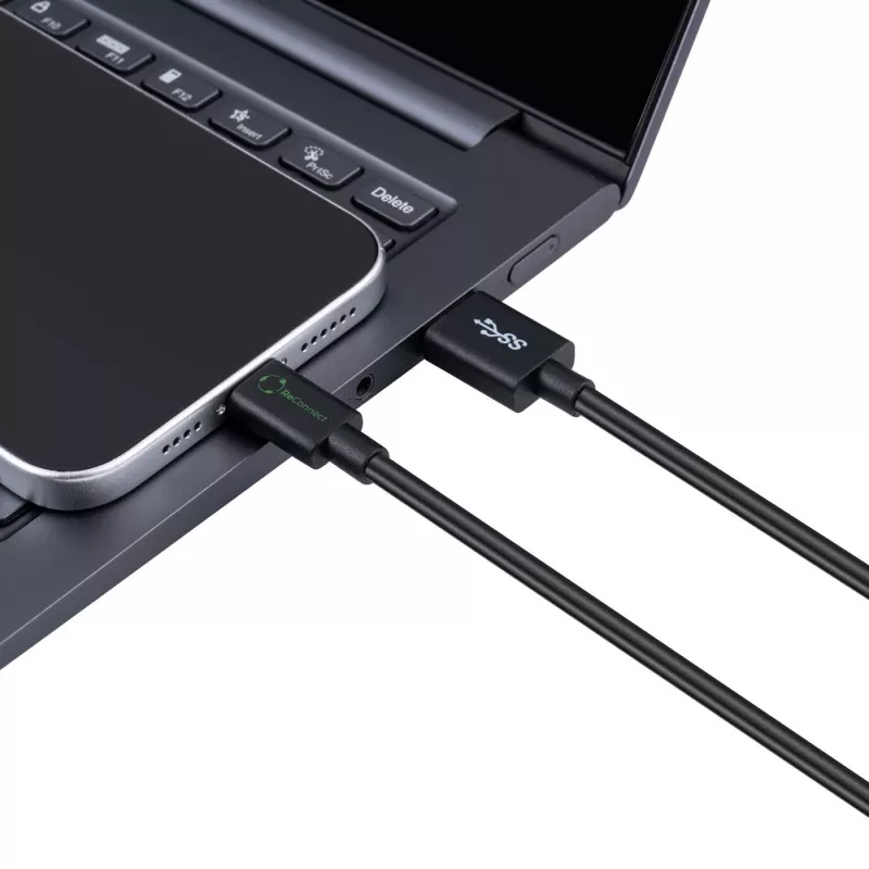 Microconnect ECO-USB3.1CA2 Kabel USB USB 3.2 Gen 1 (3.1 Gen 1) 2 m USB C Czarny