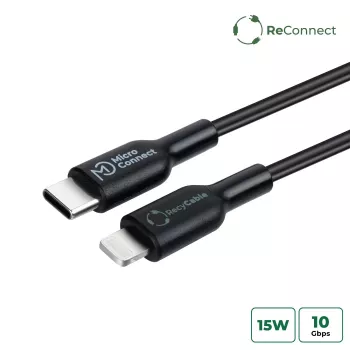 Kabel Microconnect ECO-USB3.1CL2 Lightning 2 m Czarny USB-C