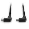 Lindy 1m USB 2.0 kabel USB-C kątowy na USB-C kątowy