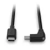 Lindy 1m USB 2.0 prosty USB-C to Right-Angled USB-C kabel