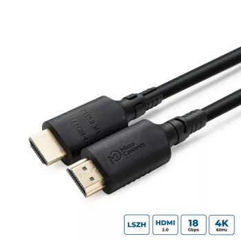 Kabel HDMI MicroConnect MC-HDM19192V2.0LSZH — HDMI 2.0, obsługa 4K, powłoka LSZH