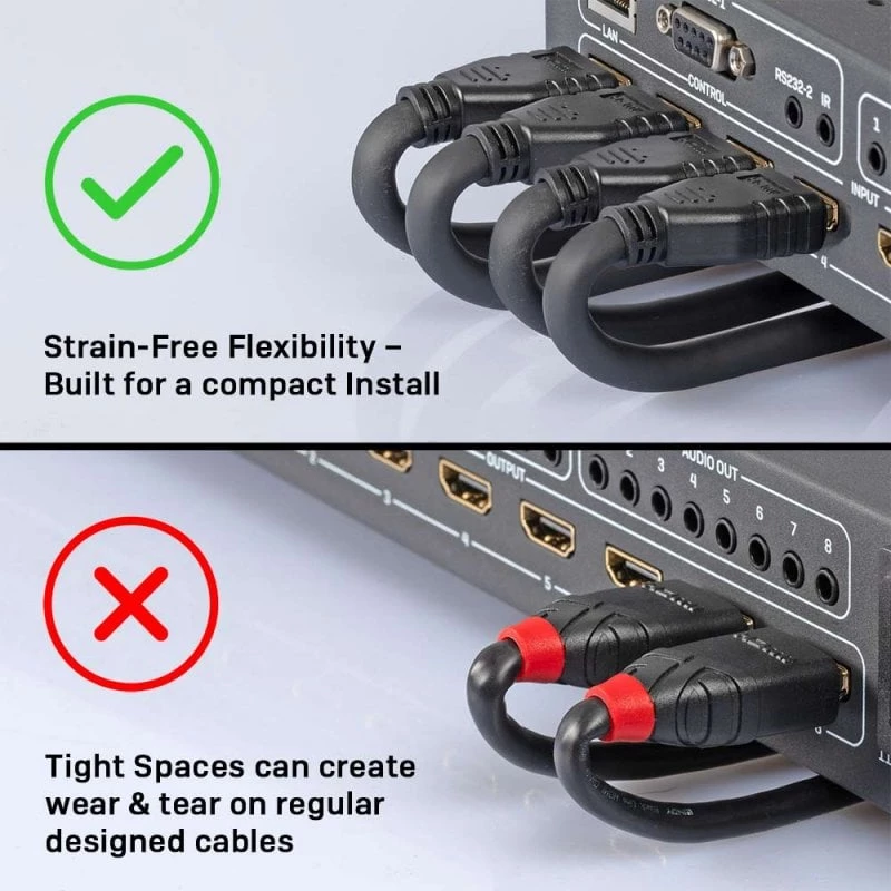 Kabel HDMI Lindy 5 m, 4K@60 Hz, elastyczny