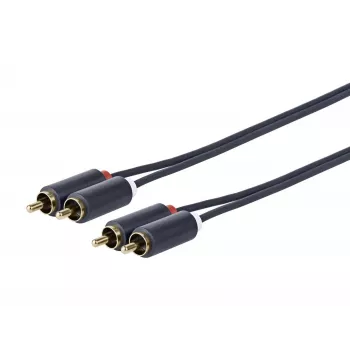 Kabel audio Vivolink PRORCARCA1 1 m 2 x RCA Czarny