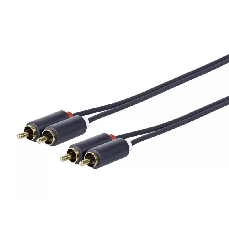 Kabel audio Vivolink PRORCARCA1 1 m 2 x RCA Czarny