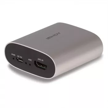 HDMI ARC Audio Extractor Lindy 38363 Micro-USB 500 mA 5 V
