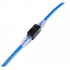 Keystone inline coupler EQUIP Cat.6A nieekranowany, RJ-45, płaska konstrukcja, czarny, 8 szt.